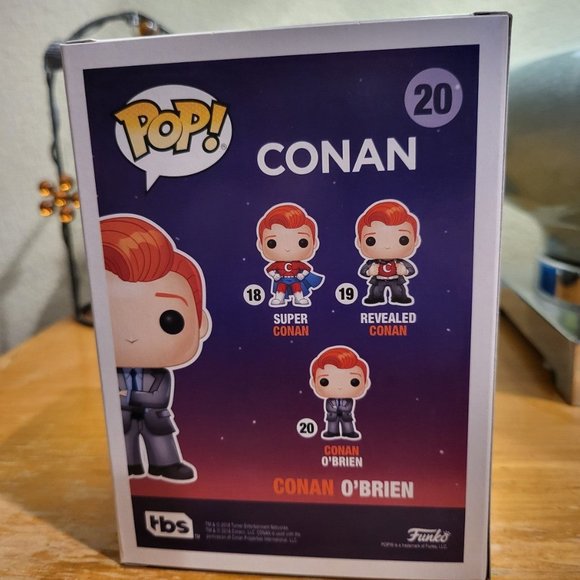 Conan Conan O’Brien Grey Suit GameStop Exclusive Funko Pop - Picture 3 of 8